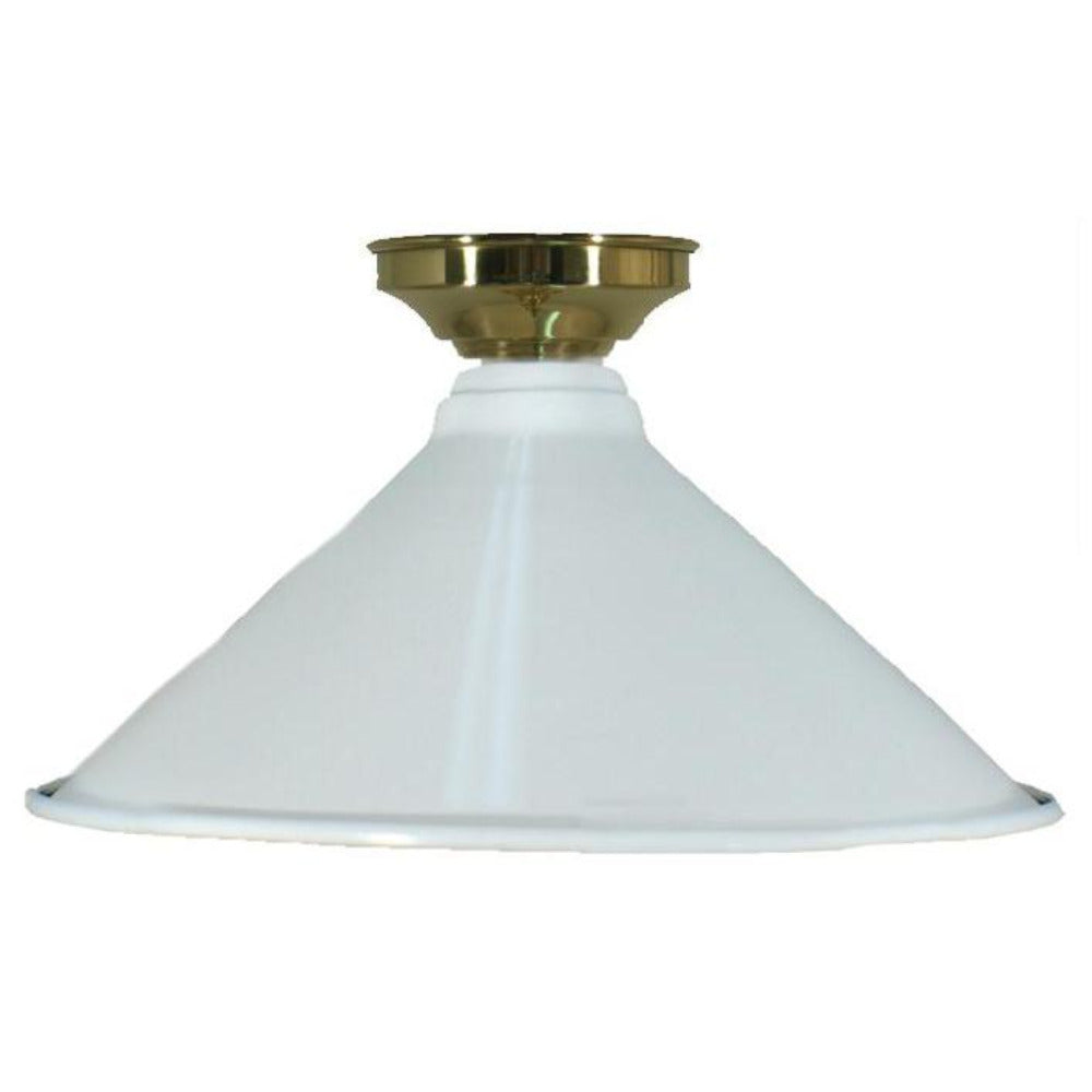 Buy DIY Batten Fix Lights Australia DIY Batten Fix Brass With 250mm Edwardian White Shade - 3000123