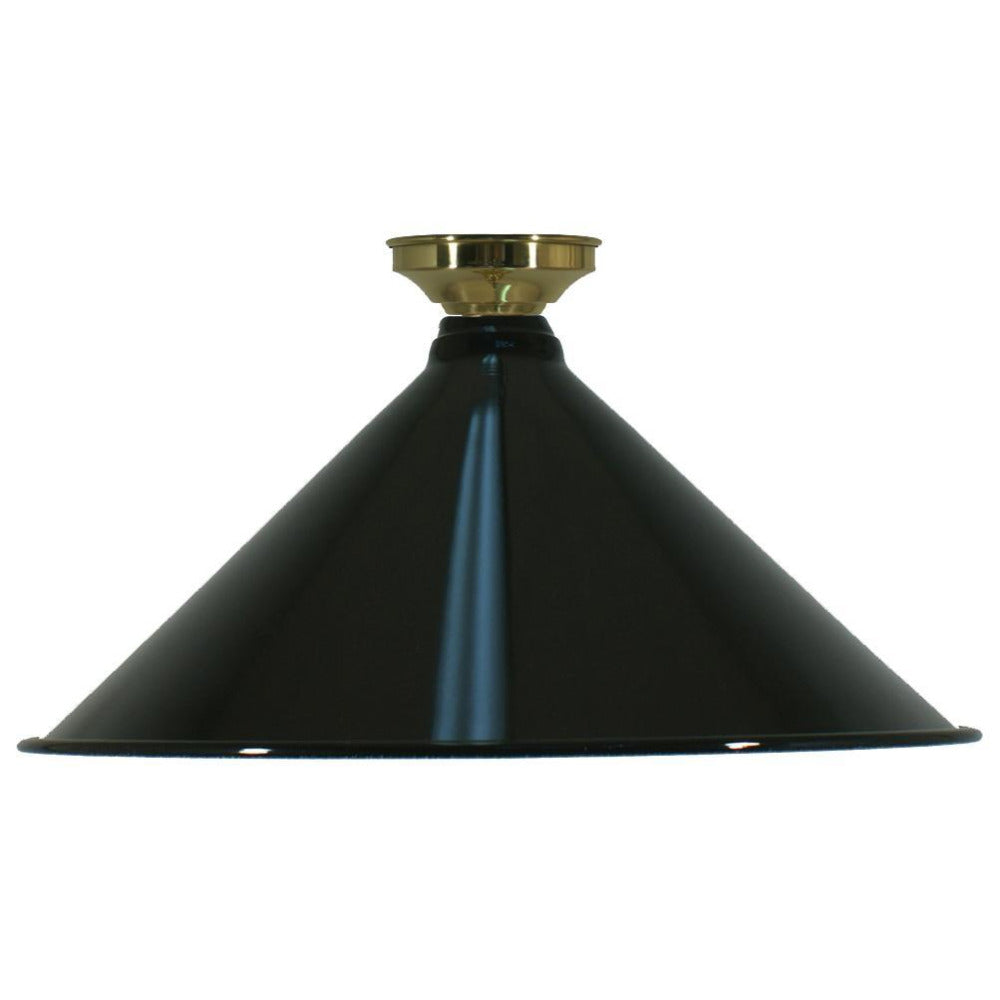 Buy DIY Batten Fix Lights Australia DIY Batten Fix Brass With 390mm Edwardian Black Shade - 3000124