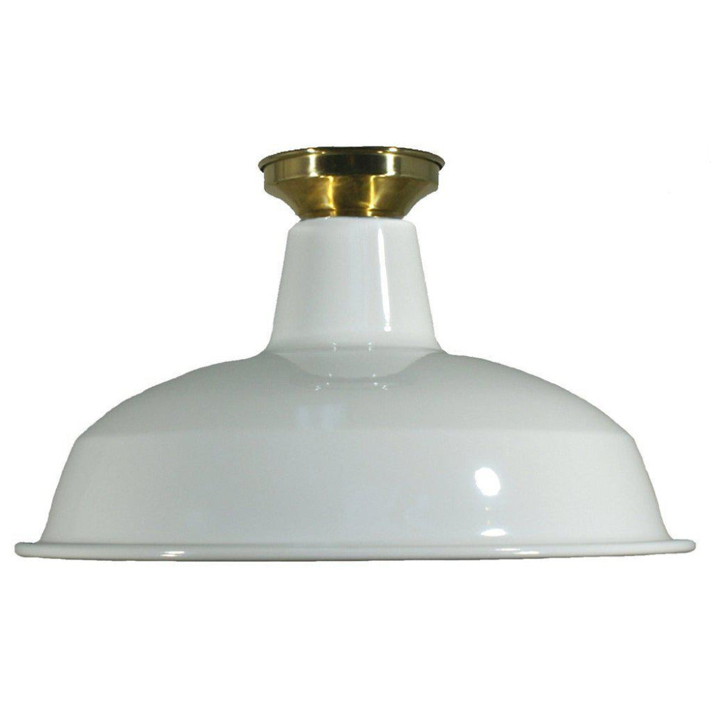Buy DIY Batten Fix Lights Australia DIY Batten Fix Brass With 300mm Warehouse White Shade - 3000331
