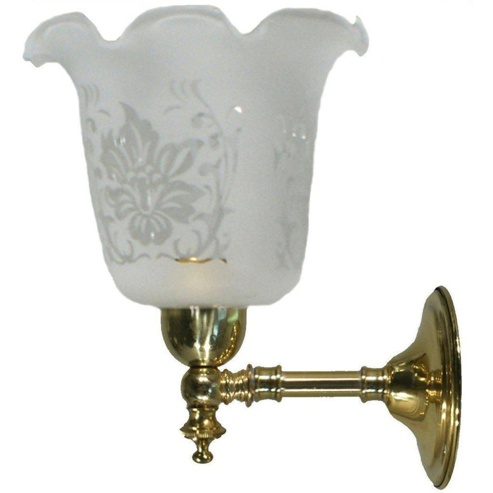 Buy Wall Sconce Australia Waubra Wall Light Brass With 5008 Glass - 3000332