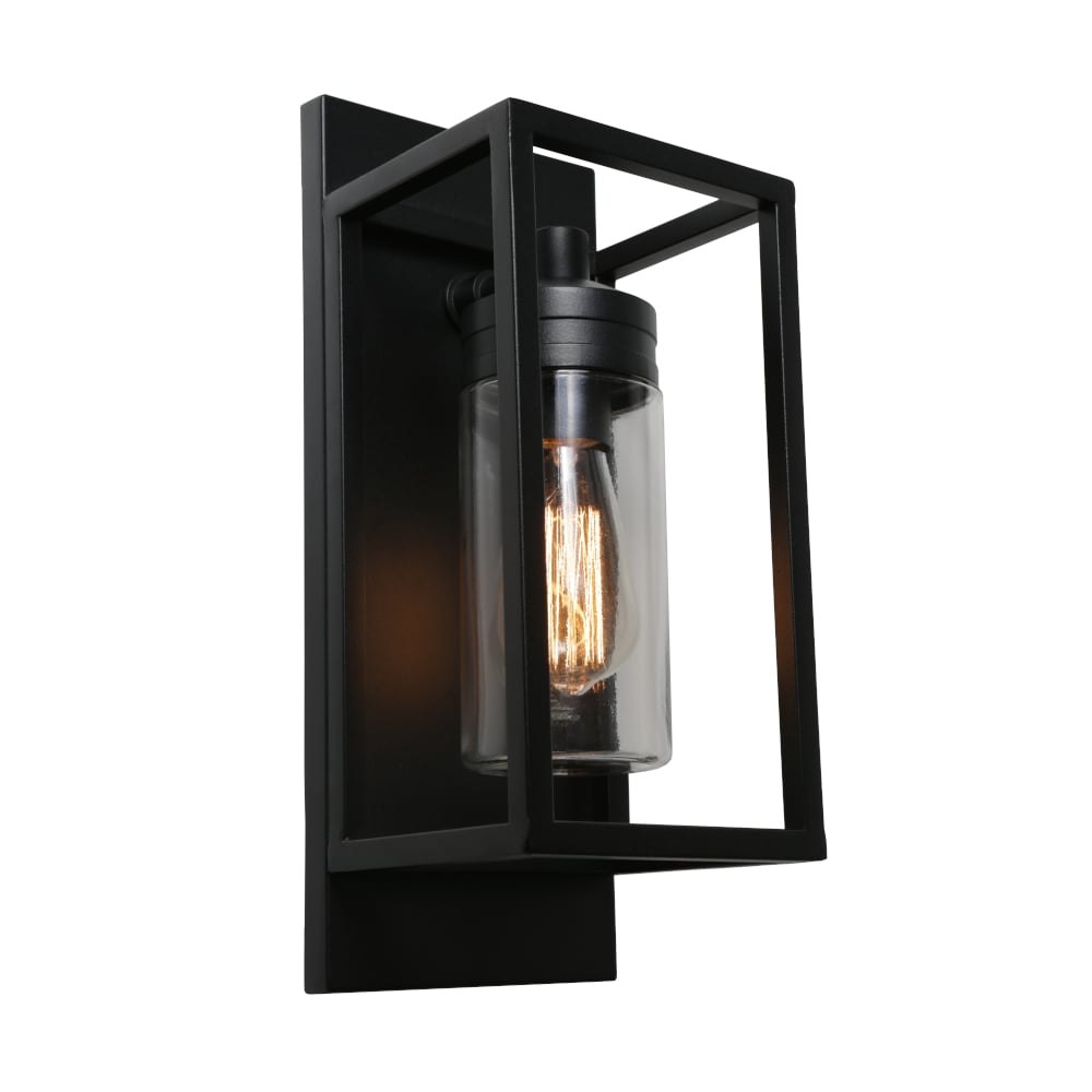 Buy Exterior Wall Lights Australia Bryant Exterior Wall Light Black Metal - BRYA1EBLK