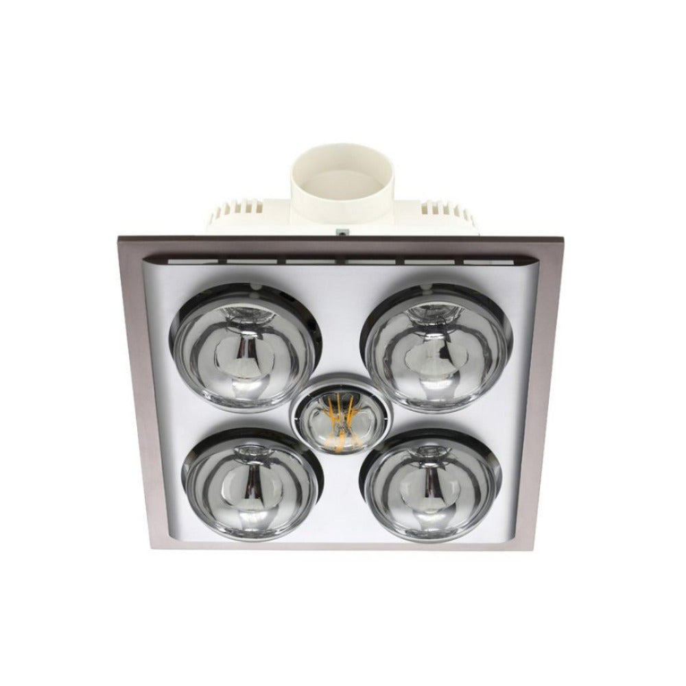 Buy 3 In 1 Bathroom Heaters Australia Lava Quatro 3-in-1 Bathroom Heater Silver - BS024LSWSL