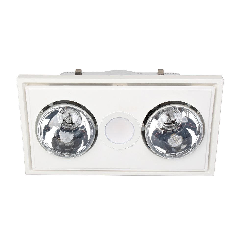 Buy 3 In 1 Bathroom Heaters Australia Midas Duo 3-in-1 Bathroom Heater White - BS132ESWWH
