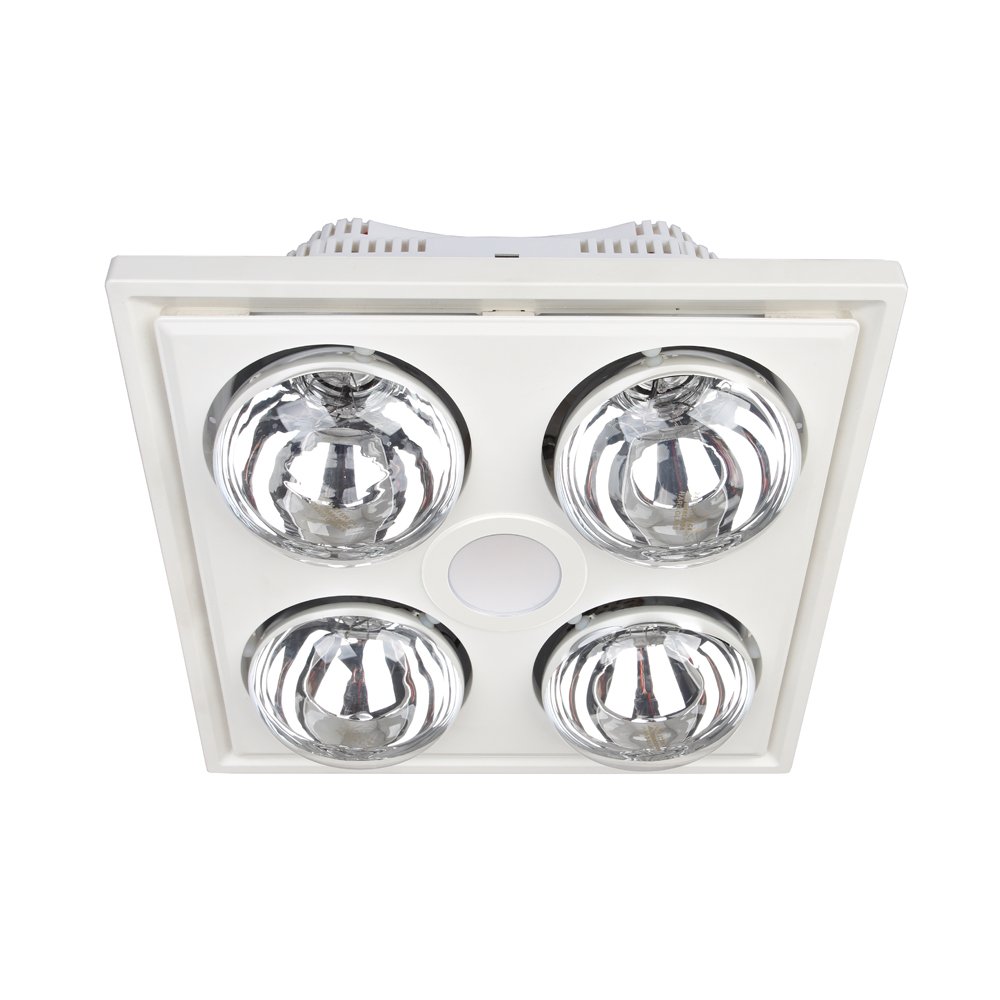 Buy 3 In 1 Bathroom Heaters Australia Midas Quatro 3-in-1 Bathroom Heater White - BS134ESWWH