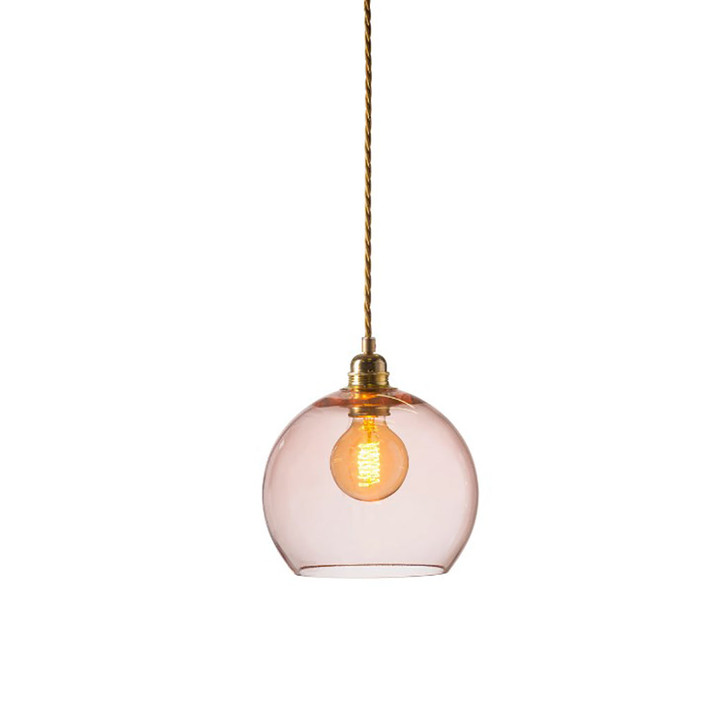 Buy Pendant Lights Australia Rowan Pendant Light W220mm Glass Matt Gold - LA101