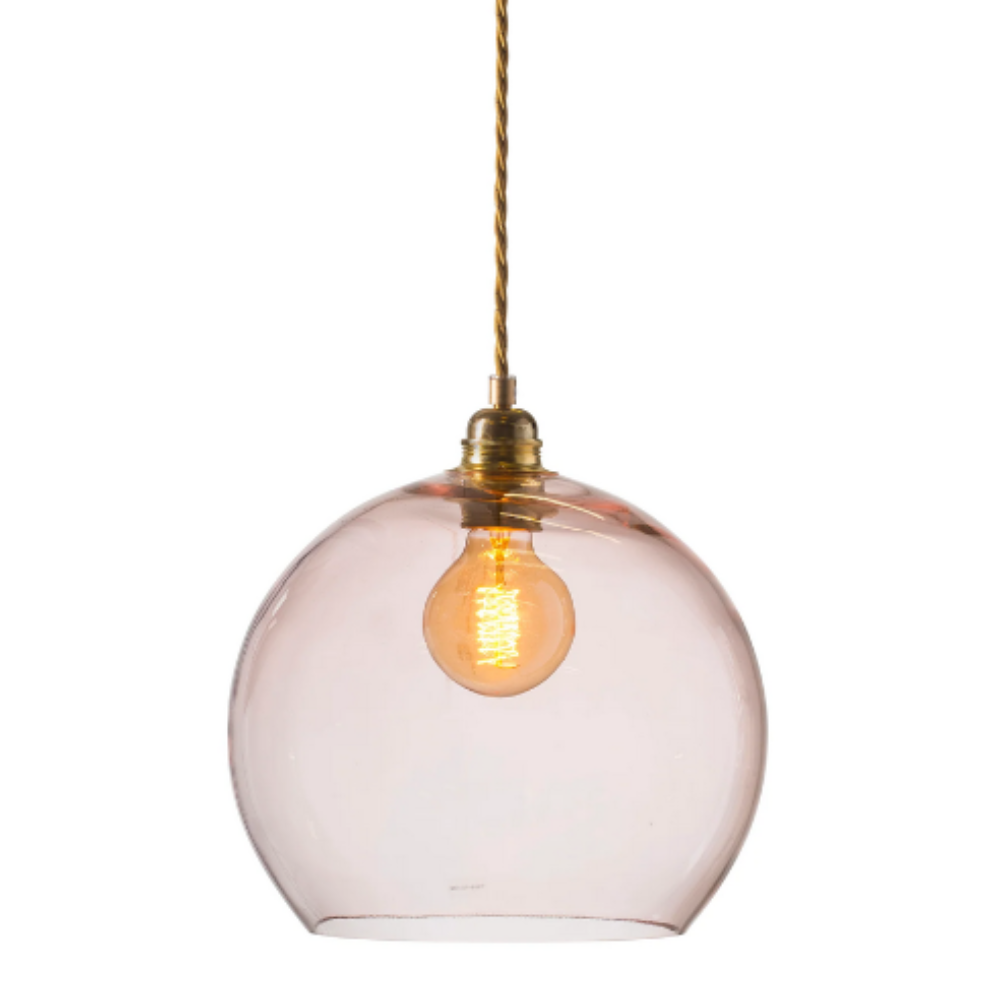 Buy Pendant Lights Australia Rowan Pendant Light W280mm Glass Matt Gold - LA101