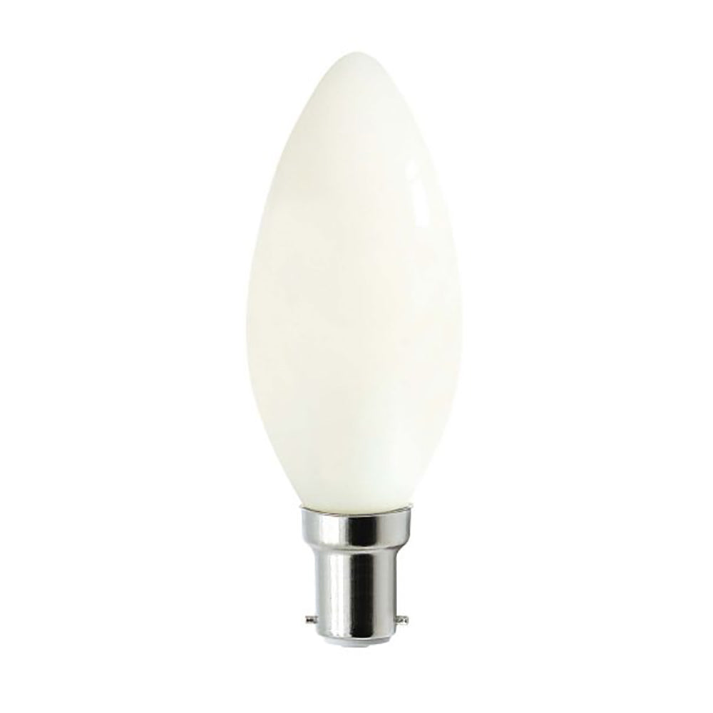 Buy LED Filament Globes Australia Candle LED Filament Globe SBC 4W 240V Frosted Glass 2700K - CAN37D