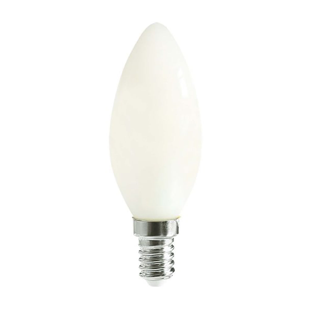Buy LED Filament Globes Australia Candle LED Filament Globe SES 4W 240V Frosted Glass 6000K - CAN40D