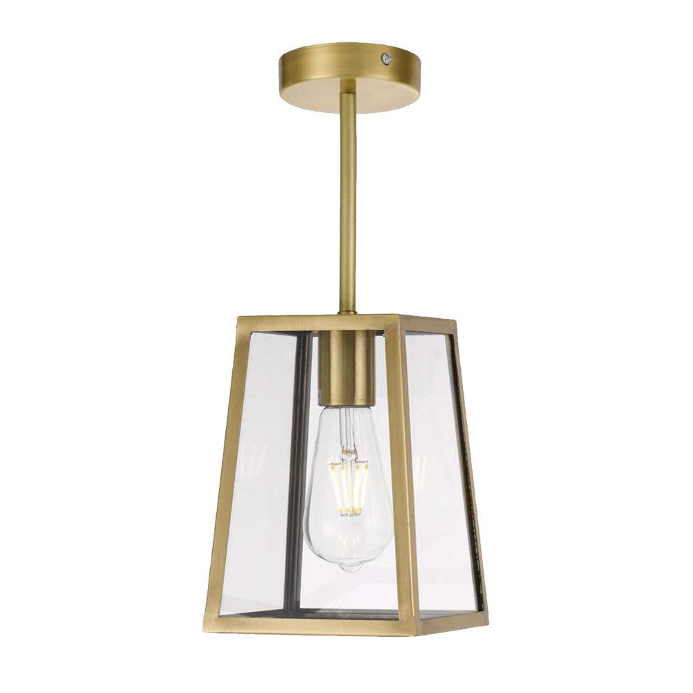 Buy Pendant Lights Australia Cantena 1 Light Small Pendant Antique Brass - CANTENA PE15-AB