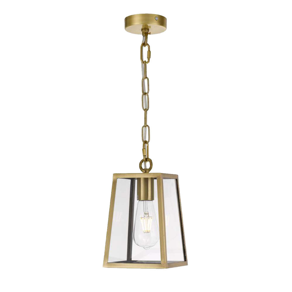 Buy Pendant Lights Australia Cantena 1 Light Small Pendant Antique Brass - CANTENA PE15-AB
