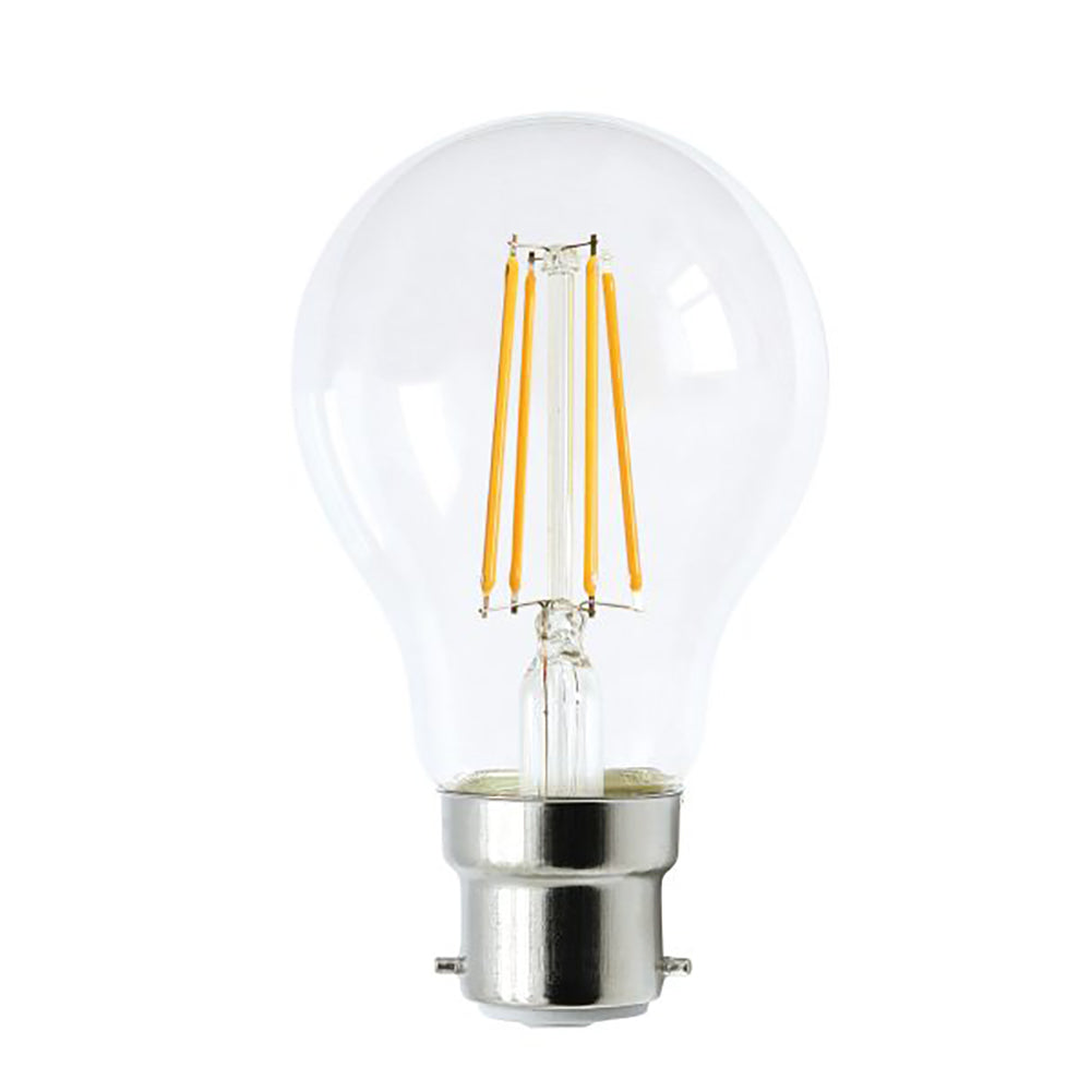 Buy LED Filament Globes Australia LED Filament Globe BC 8W 240V Glass 6000K - CF15DIM