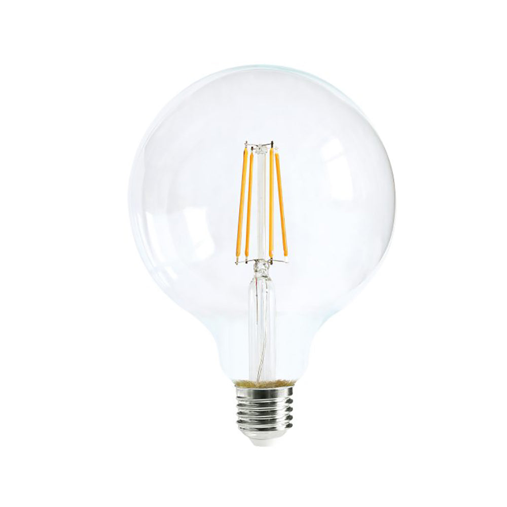 G125 LED Filament Globe ES 8W 240V Glass 6000K - CF25DIM