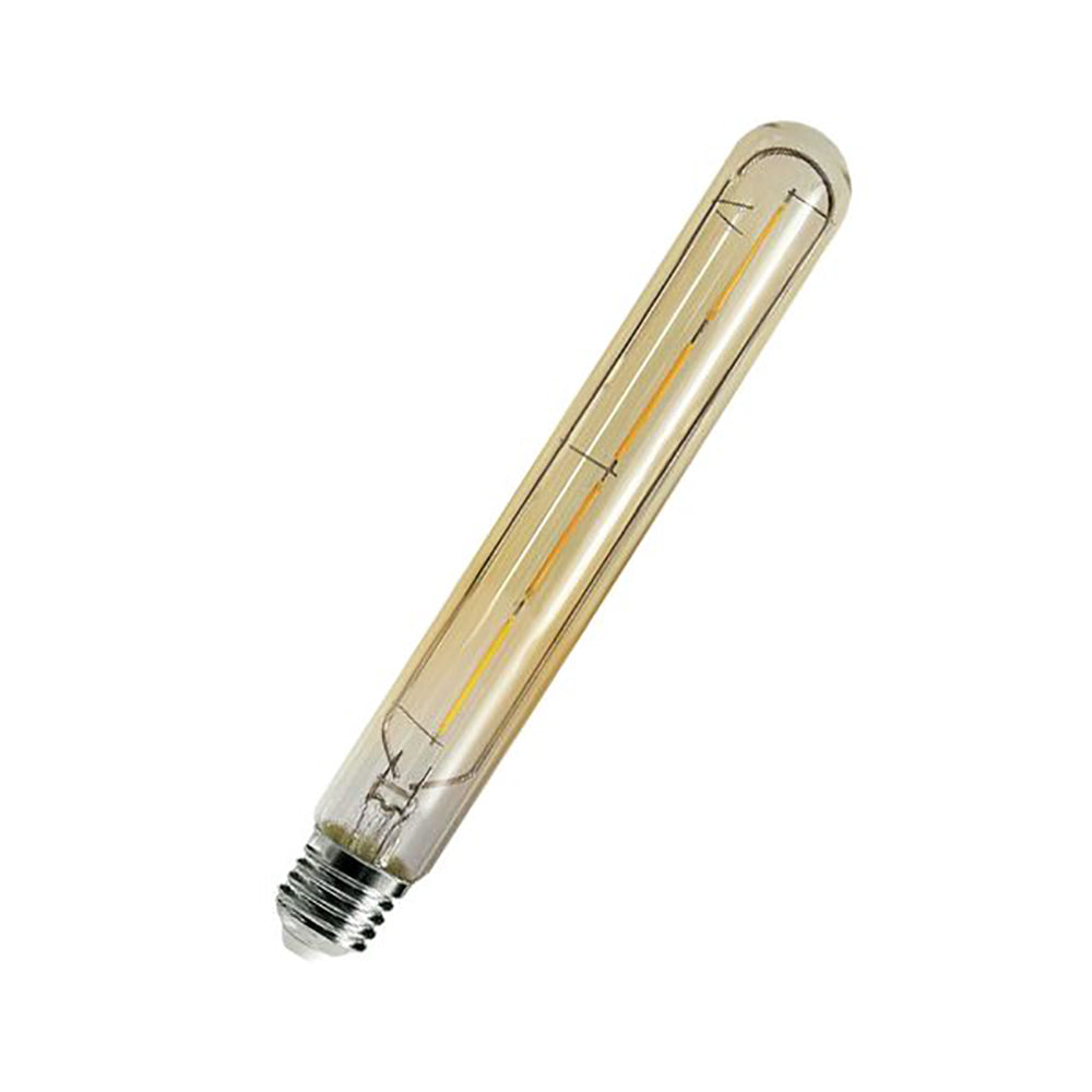 Buy LED Filament Globes Australia T30 LED Filament Globe ES 5W 240V Amber Glass & Aluminium 2700K - CF46DIM