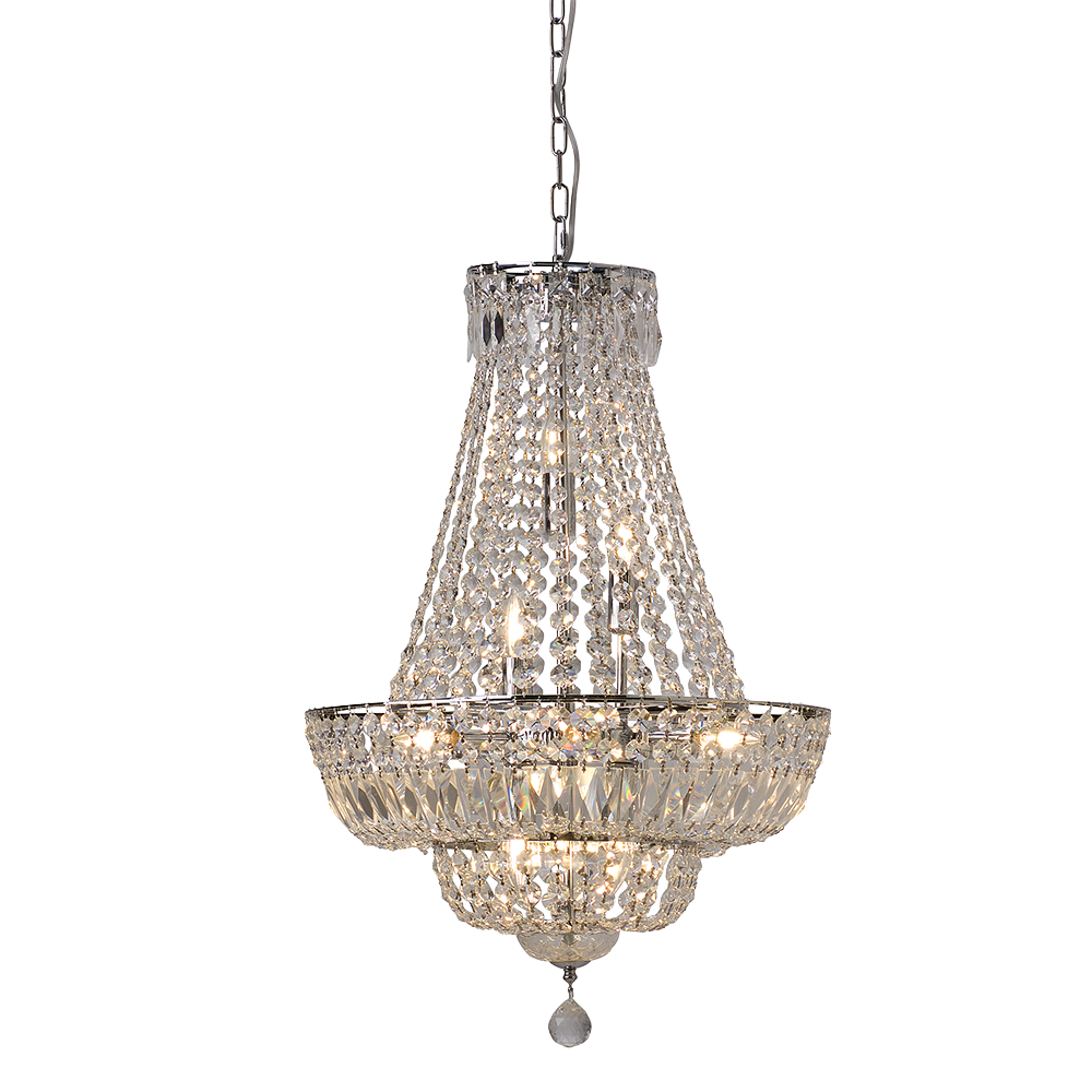 Buy Chandeliers Australia Chandelier 12 Lights W500mm Chrome - CH-599181C