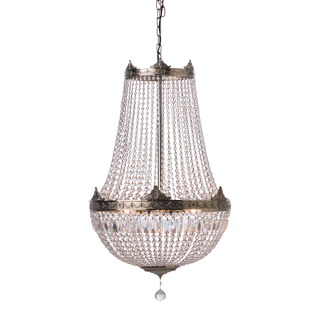 Buy Chandeliers Australia Chandelier 6 Lights W600mm Nickel - CH-O600-NICKEL