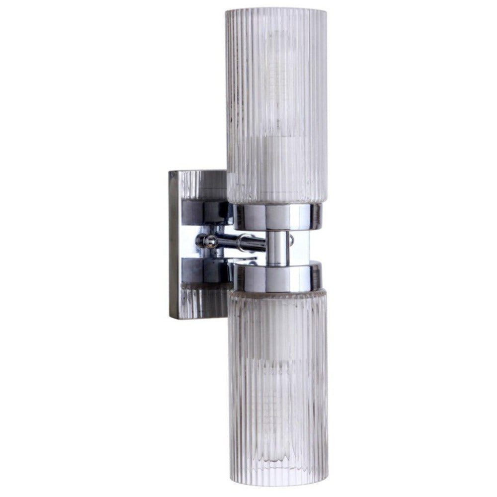Buy Bathroom Vanity Lights Australia Chester 2 Light Wall Light Chrome - 1001108
