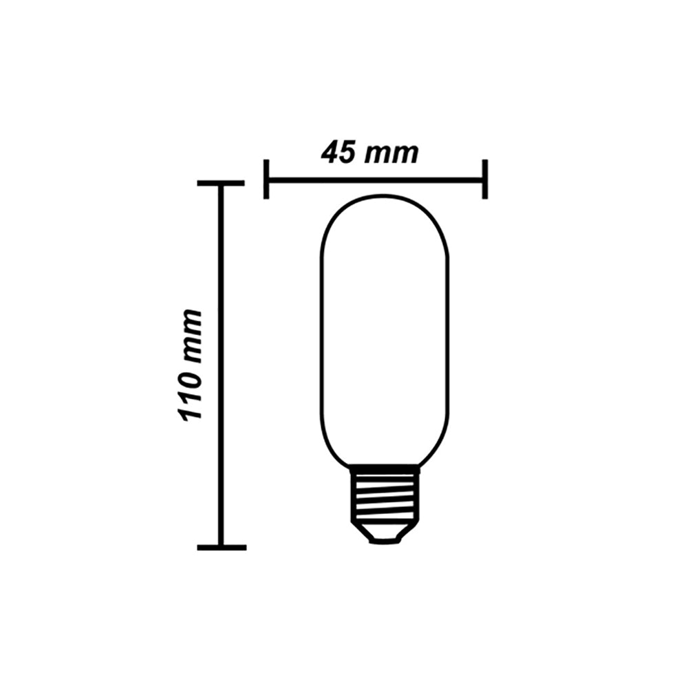 Buy Incandescent Filament Globes Australia T45 Incandescent Filament Globe ES 25W 240V 2000K - CLACFD25ES