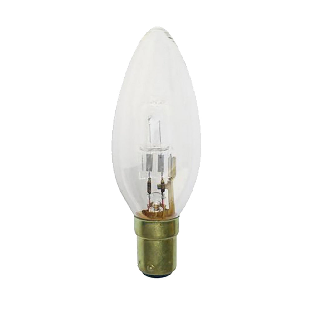 Buy Halogen Globes Australia Candle Halogen Globe SBC 28W 240V Clear Glass 2800K - CLAHACAN28WSBCCL