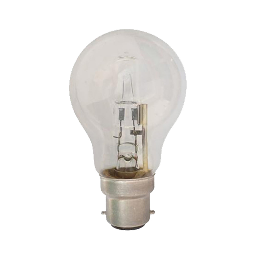Buy Halogen Globes Australia GLS Halogen Globe BC 42W 240V Clear Glass 2800K - CLAHAGLS42WBCCL