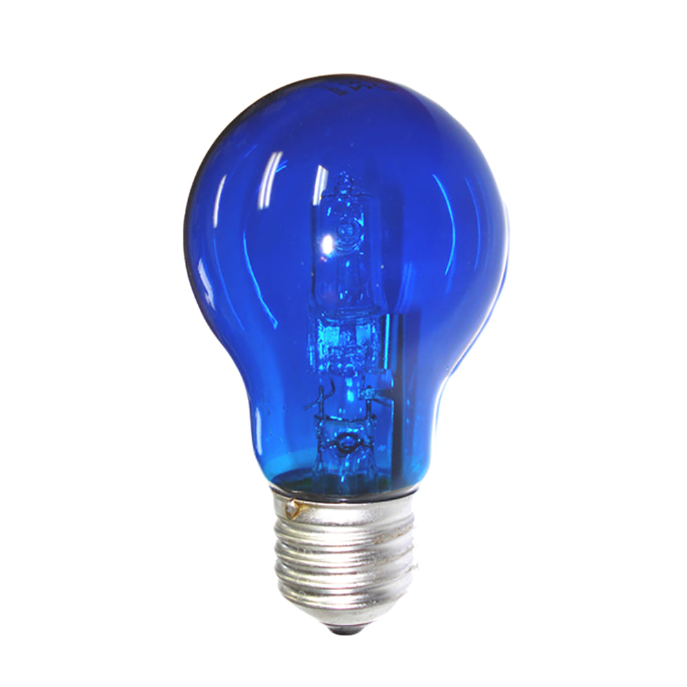 Buy Halogen Globes Australia GLS Halogen Globe ES 28W 240V Blue - CLAHAGLS28WESB