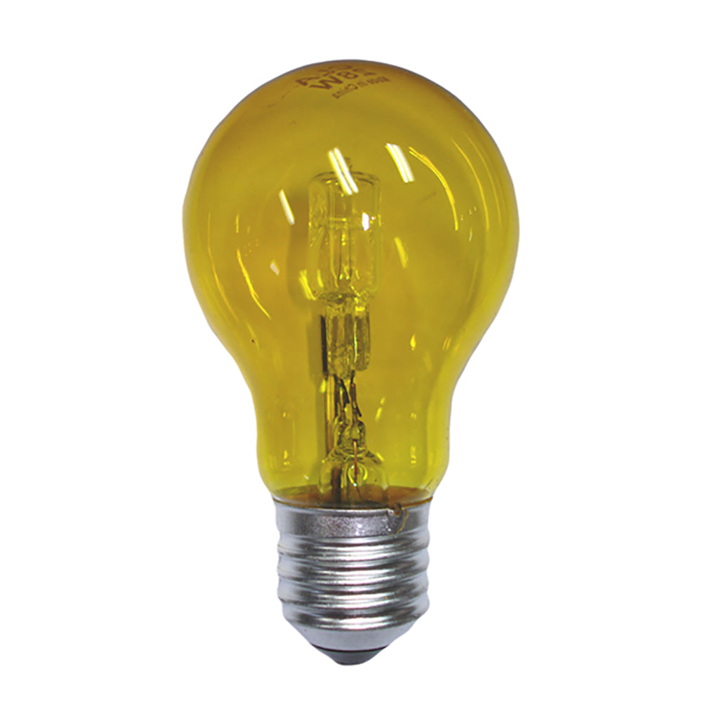 Buy Halogen Globes Australia GLS Halogen Globe ES 28W 240V Yellow - CLAHAGLS28WESY