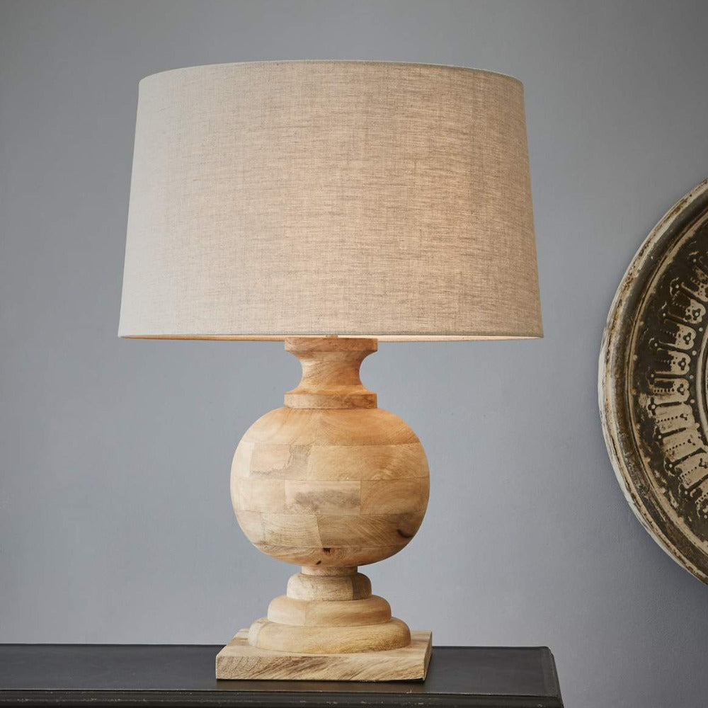 Buy Table Lamps Australia Coach 1 Light Table Lamp Base Only Natural - ELDOMR-2356