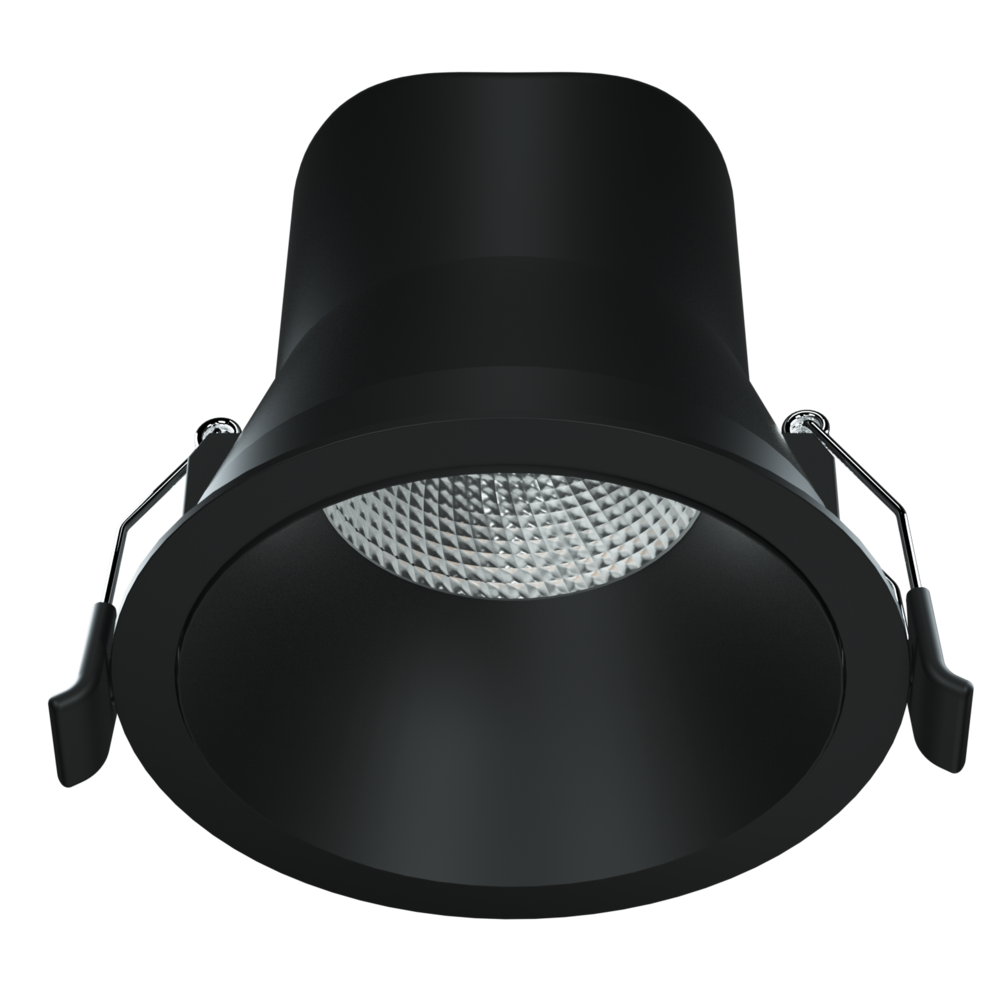 Buy Recessed LED Downlights Australia Coolum Recessed LED Downlight 12W Black TRI Colour - S9069TC/BK