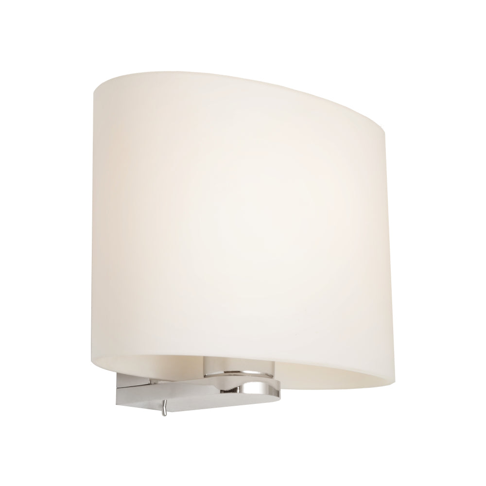 Buy Wall Sconce Australia Cordula Light Wall Light Chrome Metal / Matt Opal Glass - CORD1W