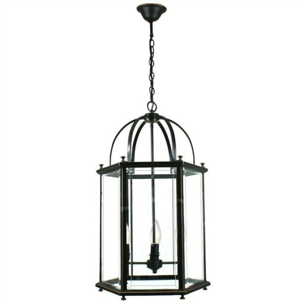 Buy Pendant Lights Australia Country Large 4 Light Lantern Bronze - 1000121