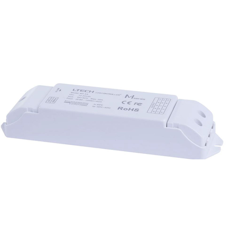 LED Strip Light Controller 12V / 24V White - HV9102-M2+M4-5A