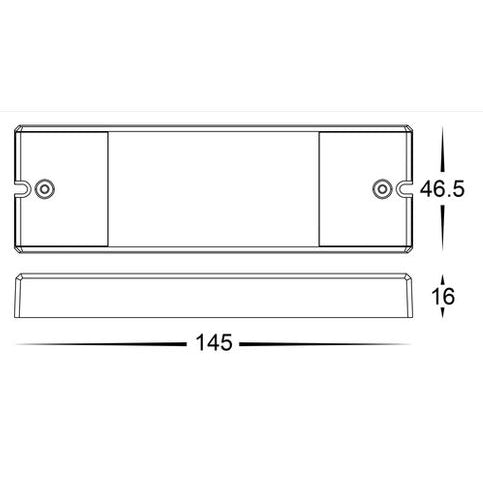 Buy Strip Light Controllers Australia LED Strip Light Controller 12V / 24V White Plastic - HV9105-ZB-5C