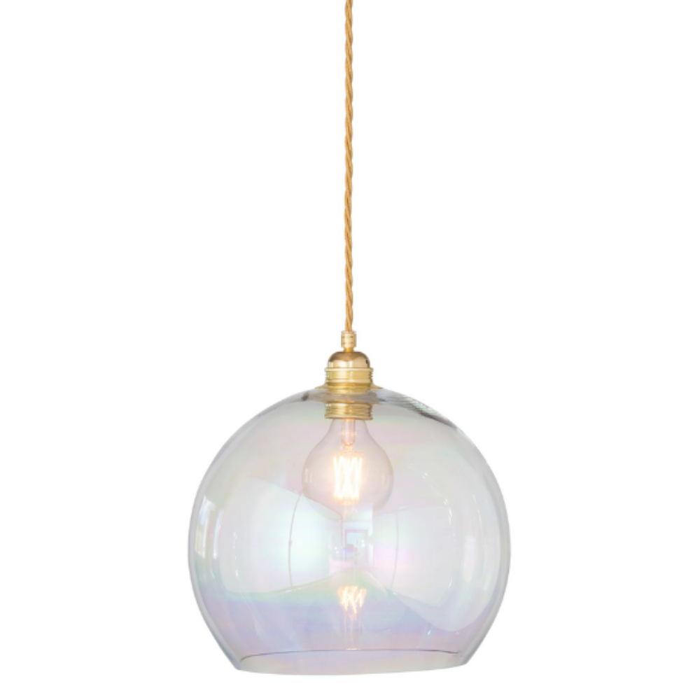 Buy Pendant Lights Australia Rowan Pendant Light W280mm Glass Matt Gold - LA101