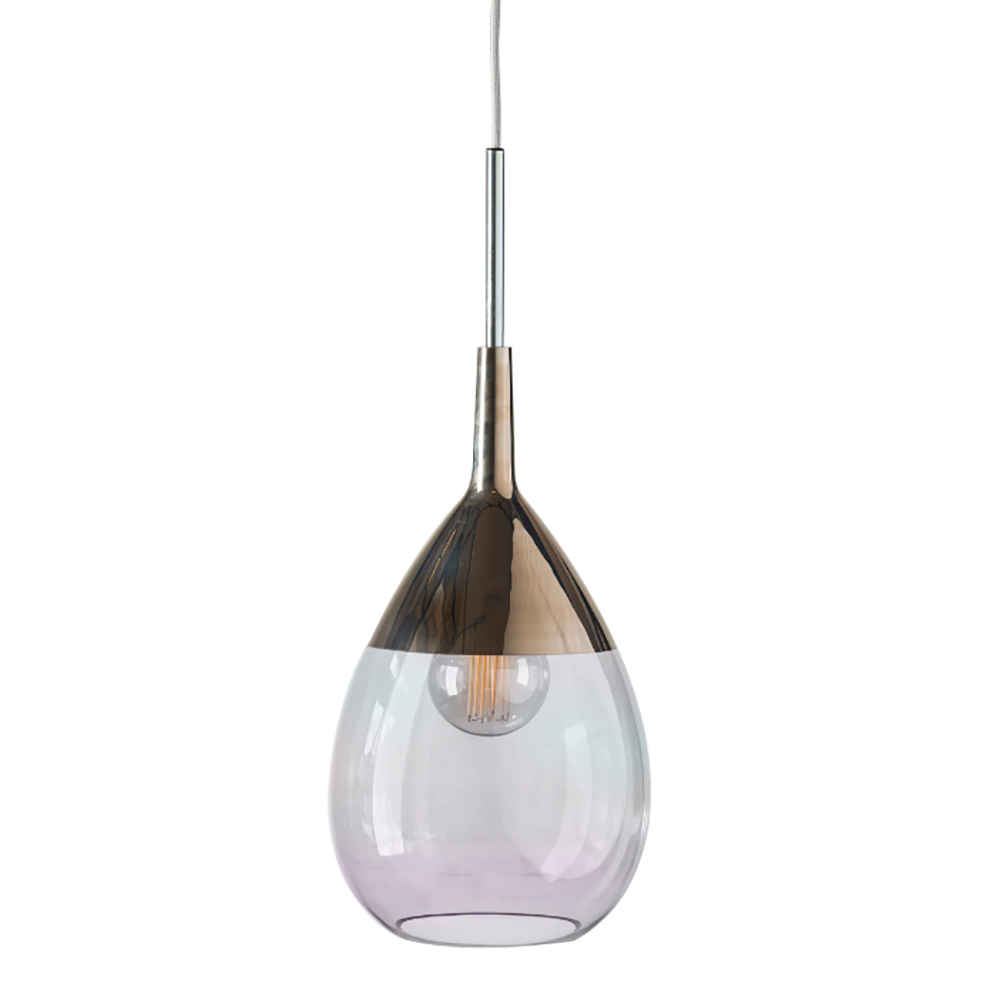 Buy Pendant Lights Australia Lute Pendant Light W220mm Glass - LA101