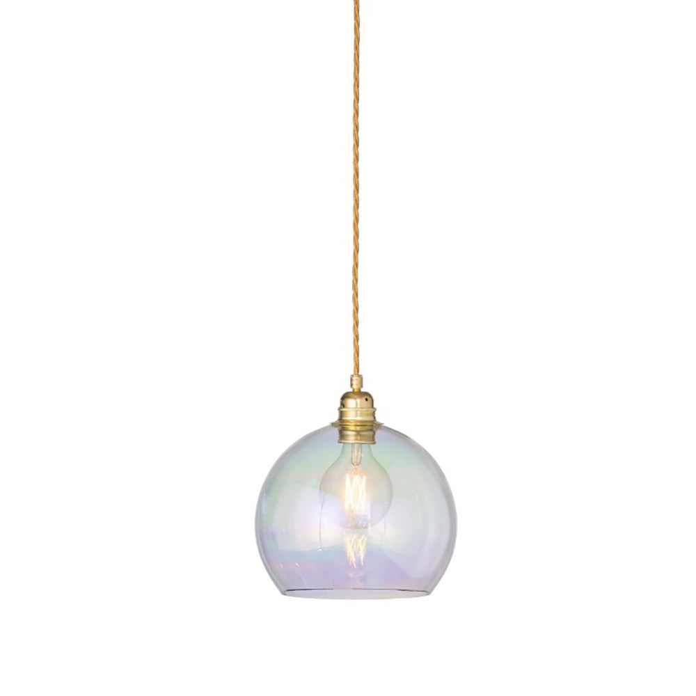 Buy Pendant Lights Australia Rowan Pendant Light W220mm Glass Matt Gold - LA101
