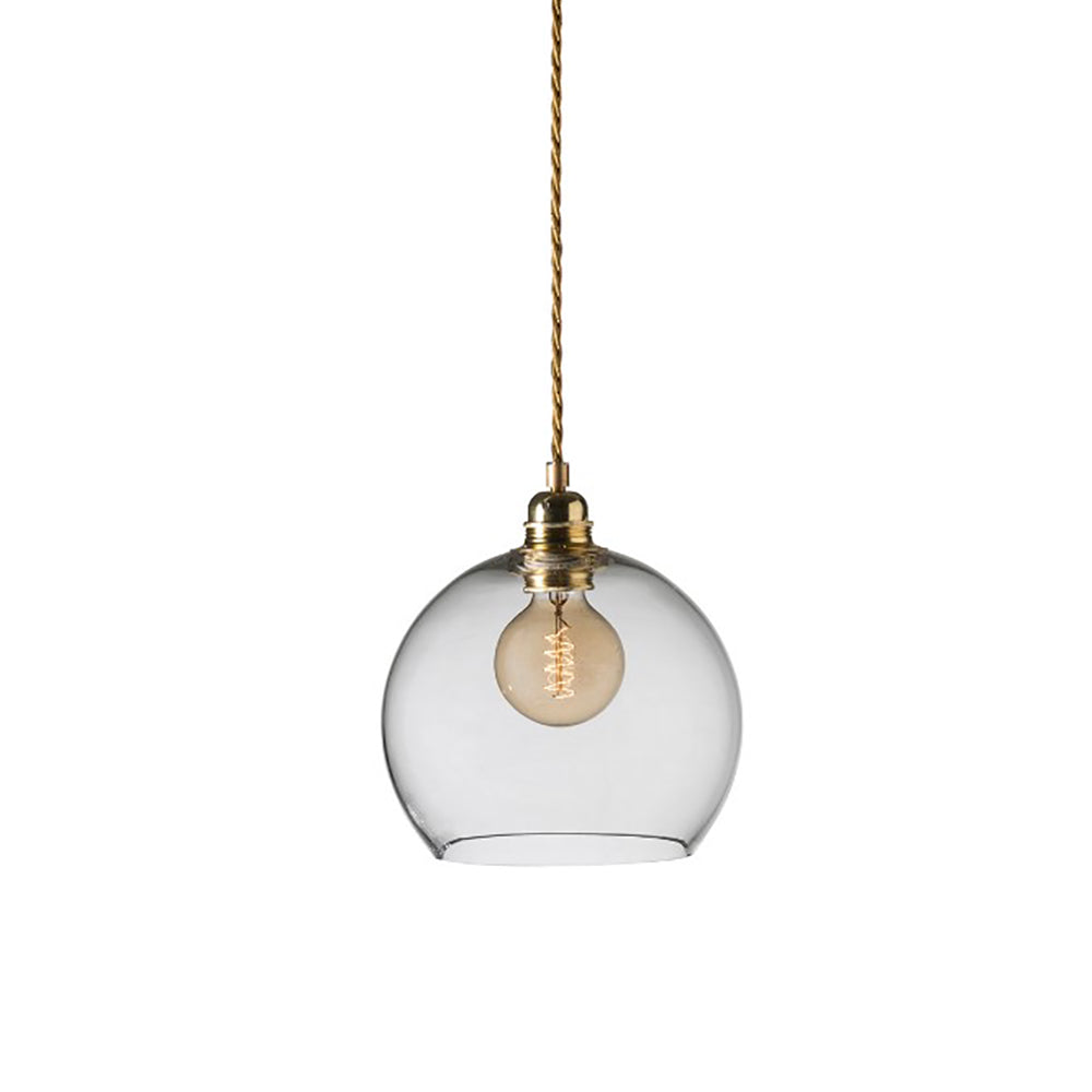 Buy Pendant Lights Australia Rowan Pendant Light W220mm Glass Matt Gold - LA101