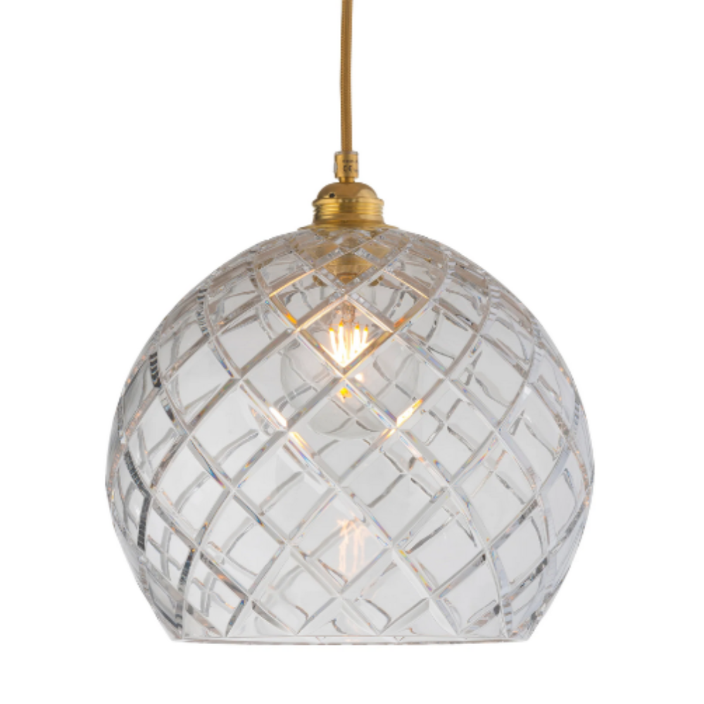 Buy Pendant Lights Australia Rowan Pendant Light W280mm Glass Matt Gold - LA101