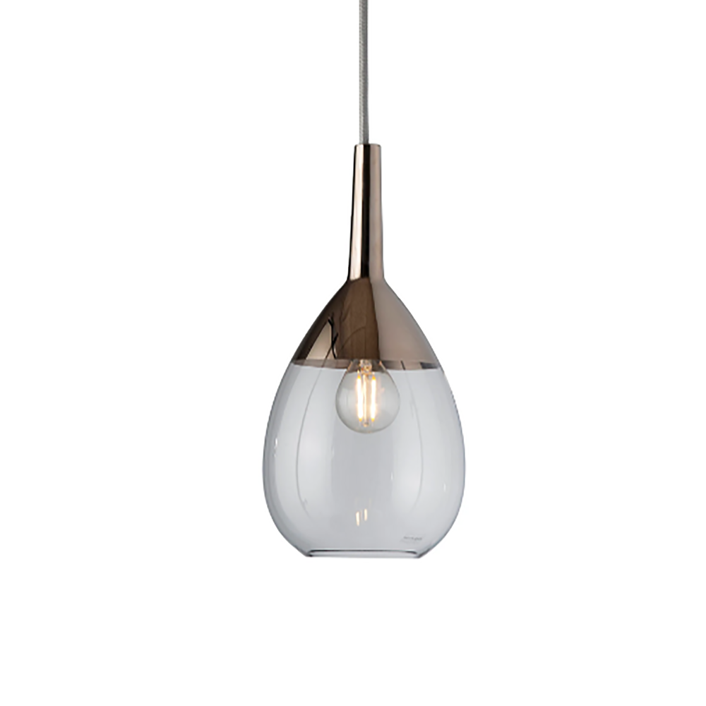 Buy Pendant Lights Australia Lute Pendant Light W140mm Glass - LA1014