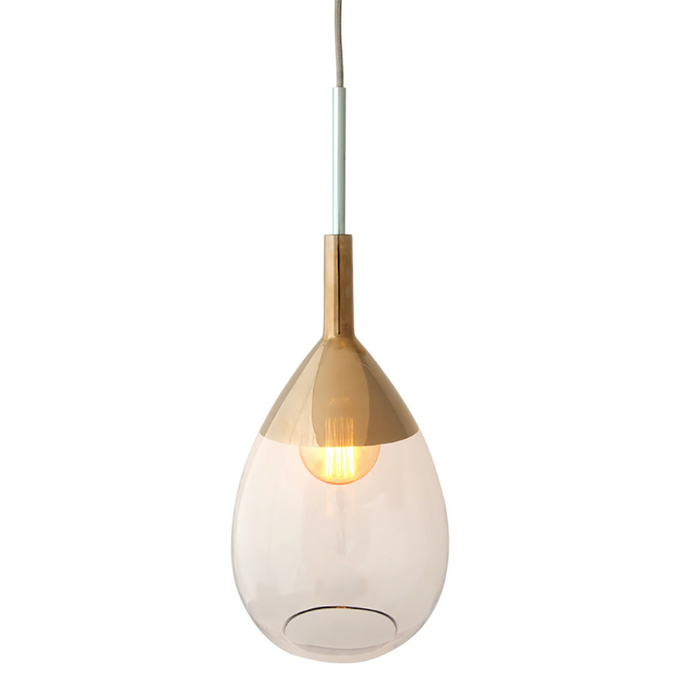 Buy Pendant Lights Australia Lute Pendant Light W220mm Glass - LA101
