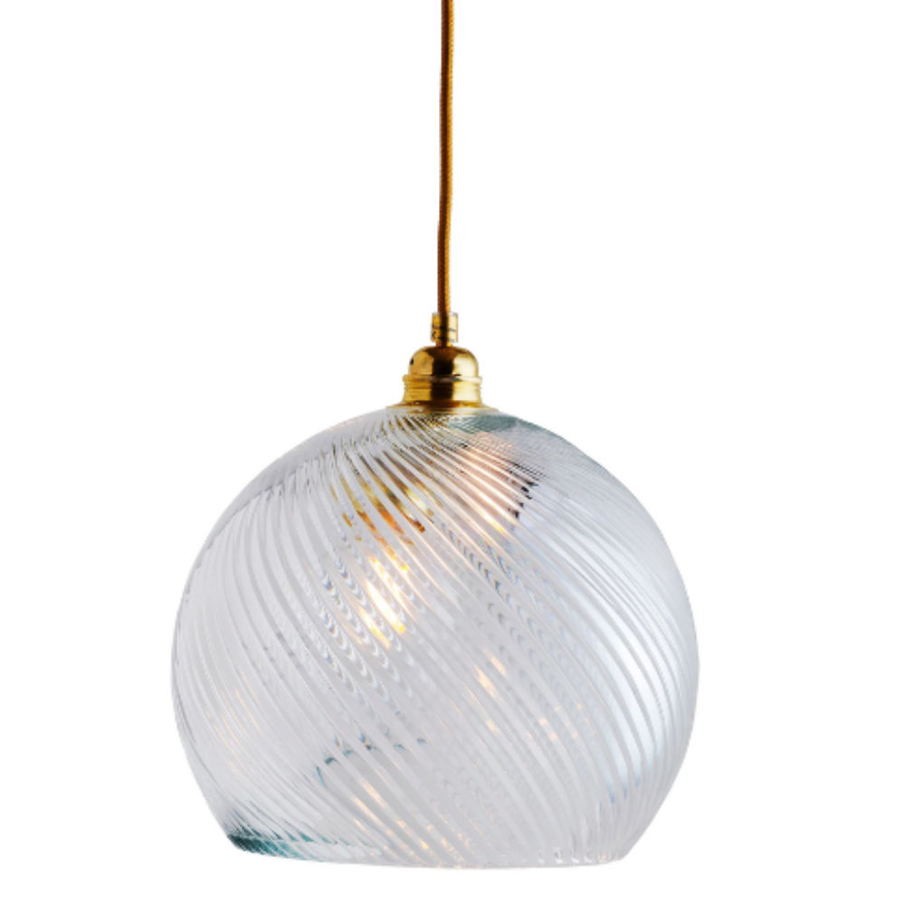 Buy Pendant Lights Australia Rowan Pendant Light W280mm Glass Matt Gold - LA101