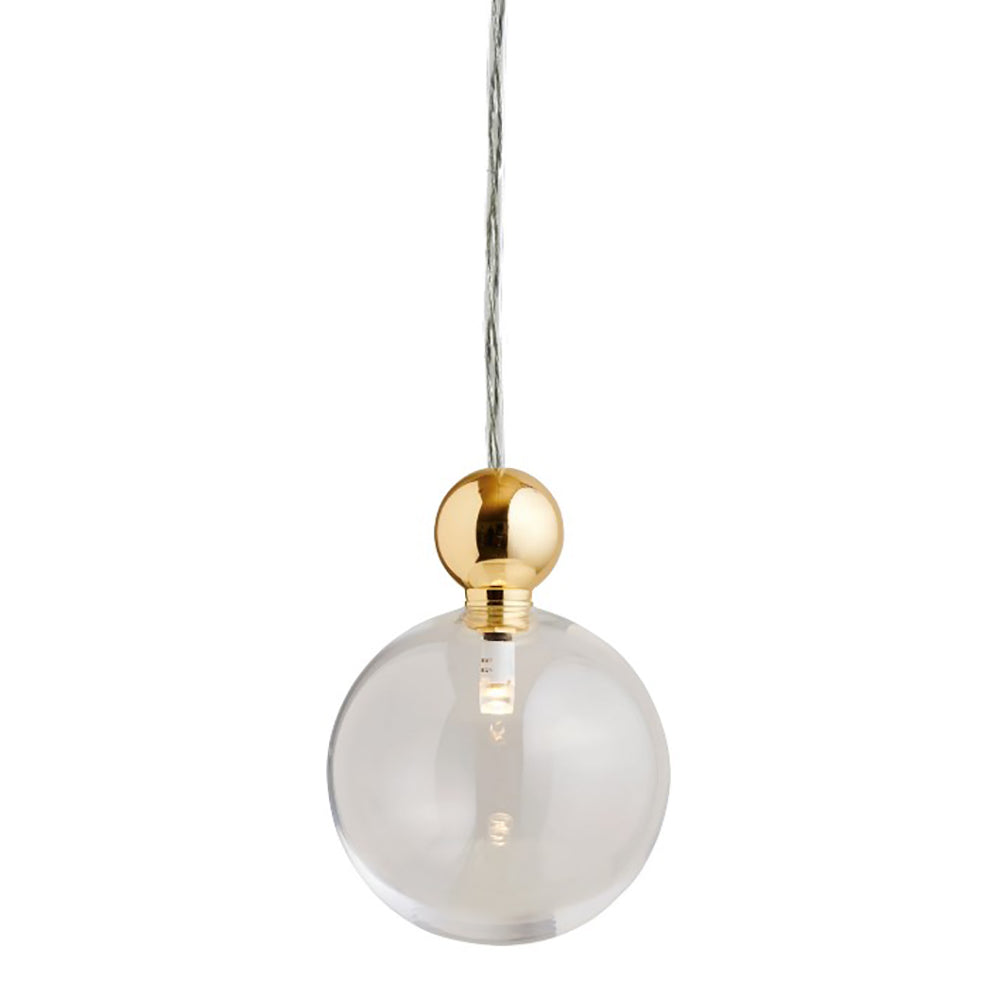 Buy Mini Pendants Australia Uva Mini Pendant Light 12V W100mm Shiny Gold - LA1019