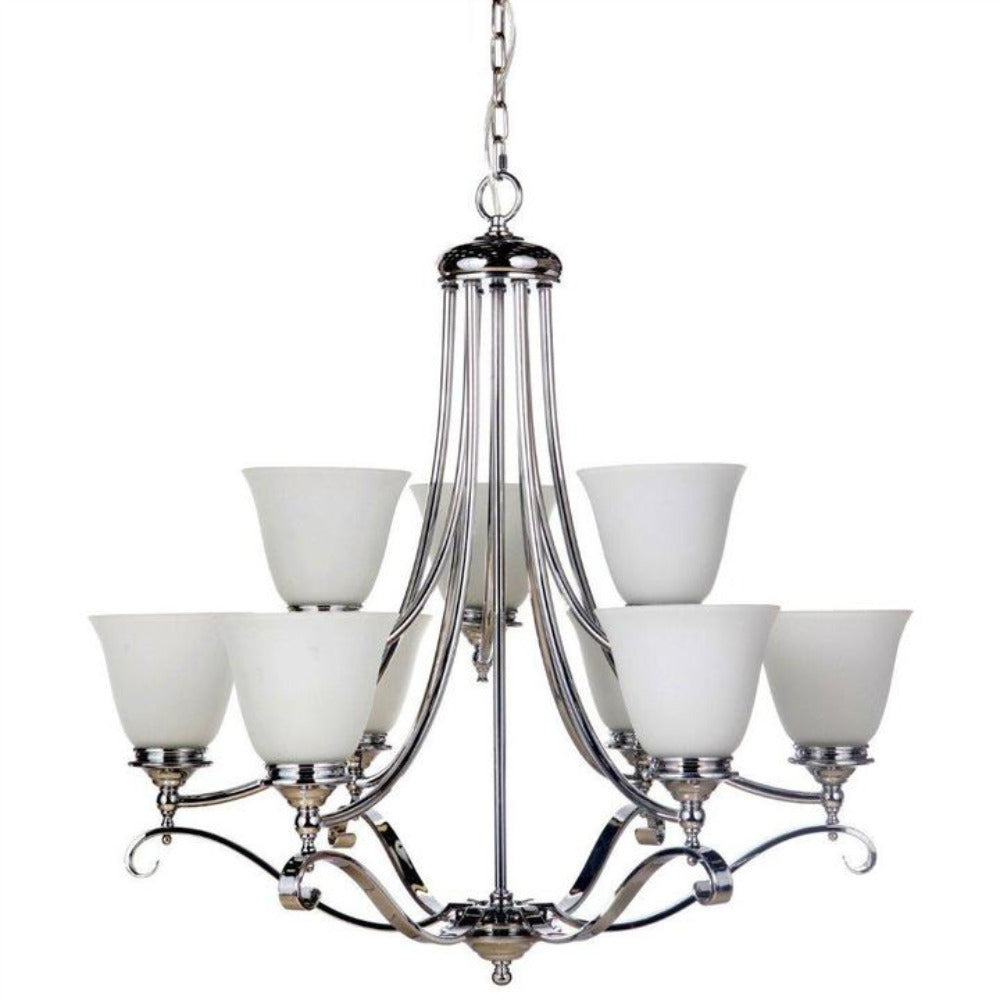 Buy Pendant Lights Australia Dallas 9 Light Pendant Chrome - 1000128