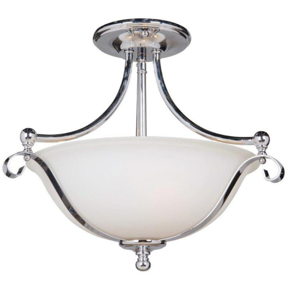 Buy Semi-Flush Mount Lights Australia Dallas 2 Light Semi-Flush Mount Chrome - 1000134