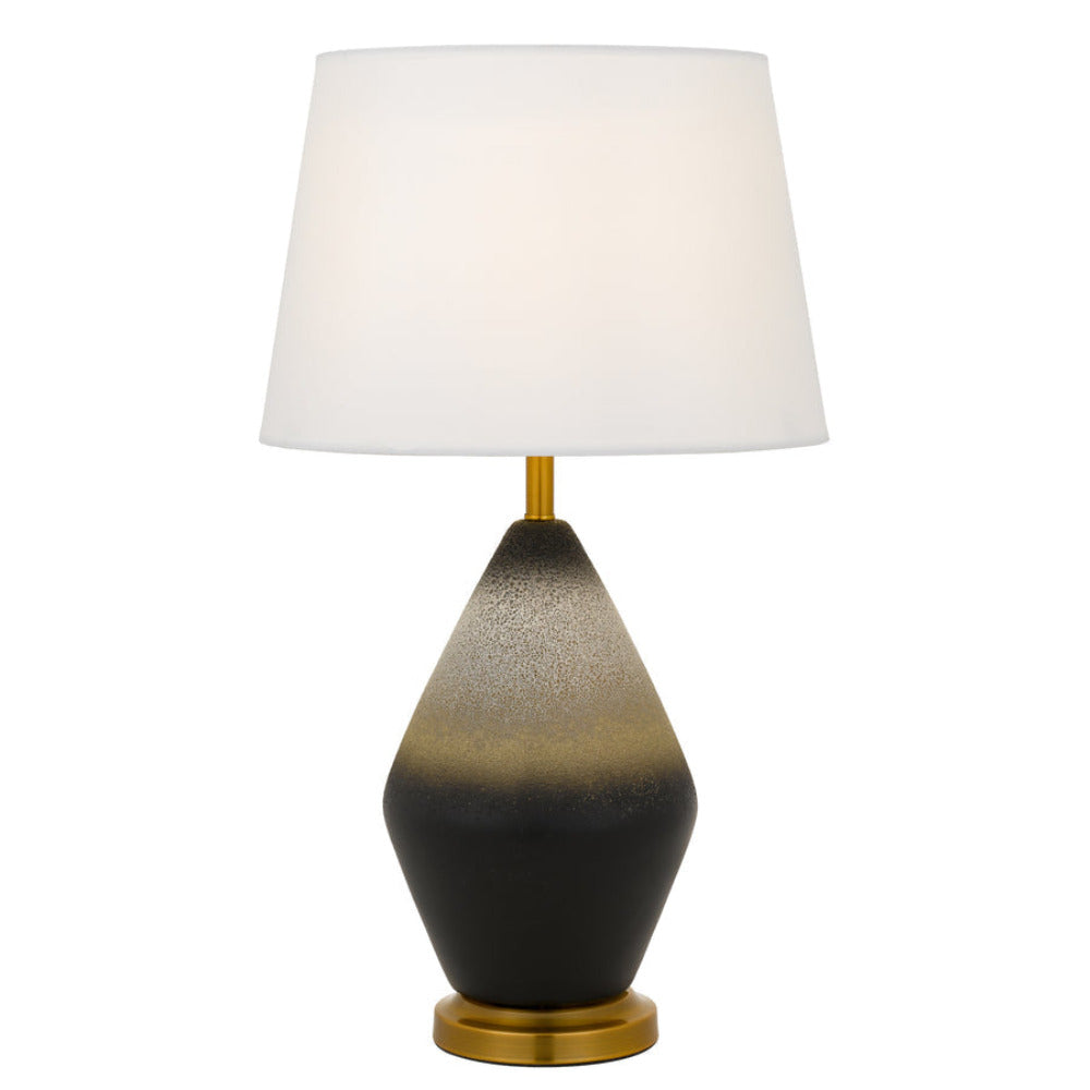 Buy Table Lamps Australia Debi 1 Light Table Lamp Grey & Antique Gold - DEBI TL-GYWH