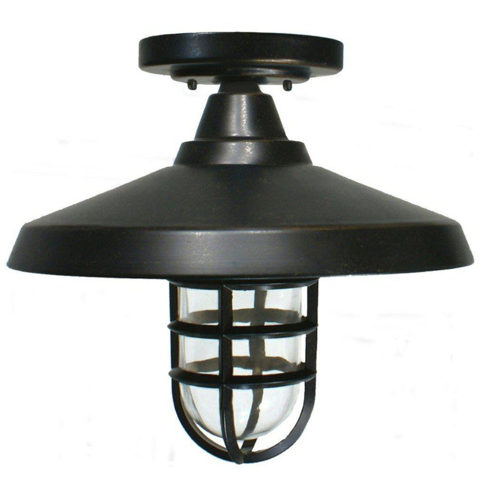 Buy Outdoor Close To Ceiling Lights Australia Deckhouse Under Eave Light Antique Bronze IP55 - 1000144