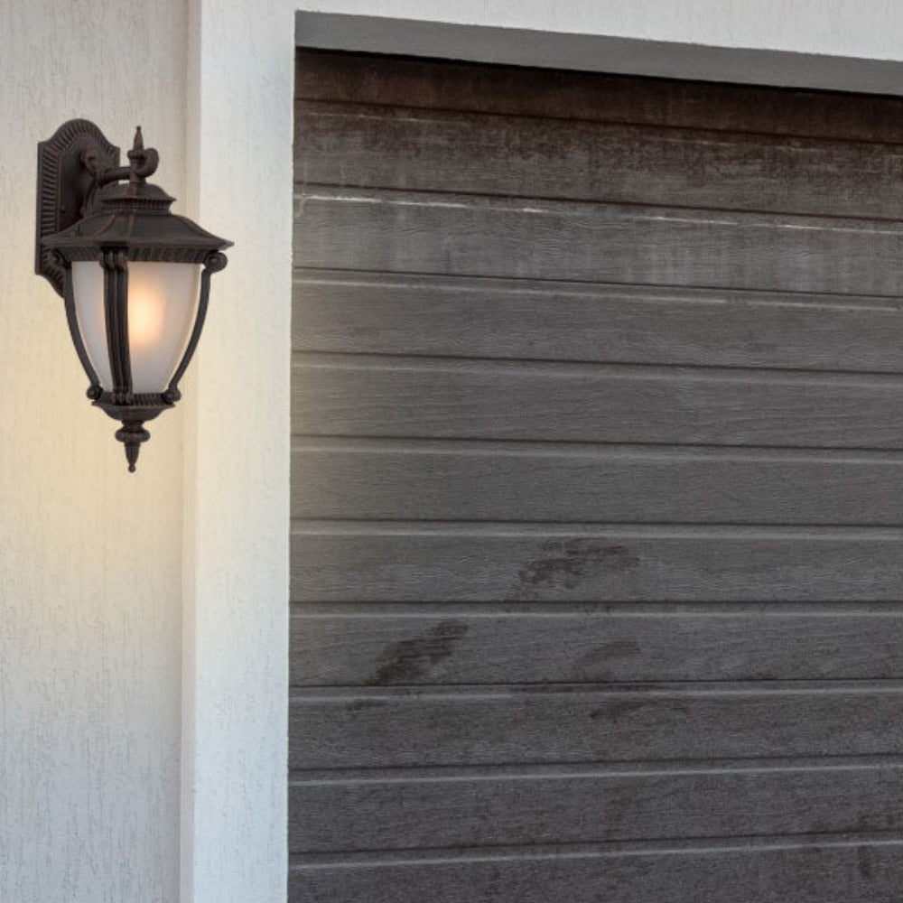 Buy Outdoor Wall Lanterns Australia Delfino 1 Light Wall Light Bronze Aluminium - DELFINO EX-BZ