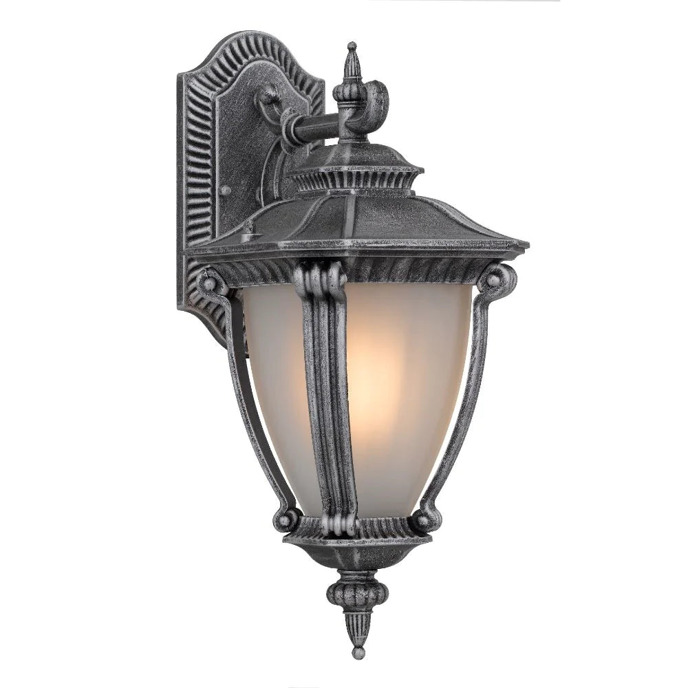 Buy Outdoor Wall Lanterns Australia Delfino 1 Light Wall Light Silver Aluminium - DELFINO EX-SL