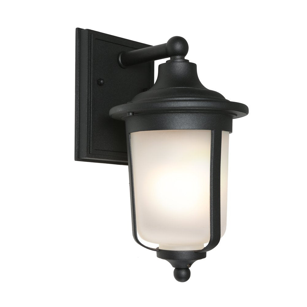 Devon 1 Light Exterior Wall Light Black - DEVO1EBLK