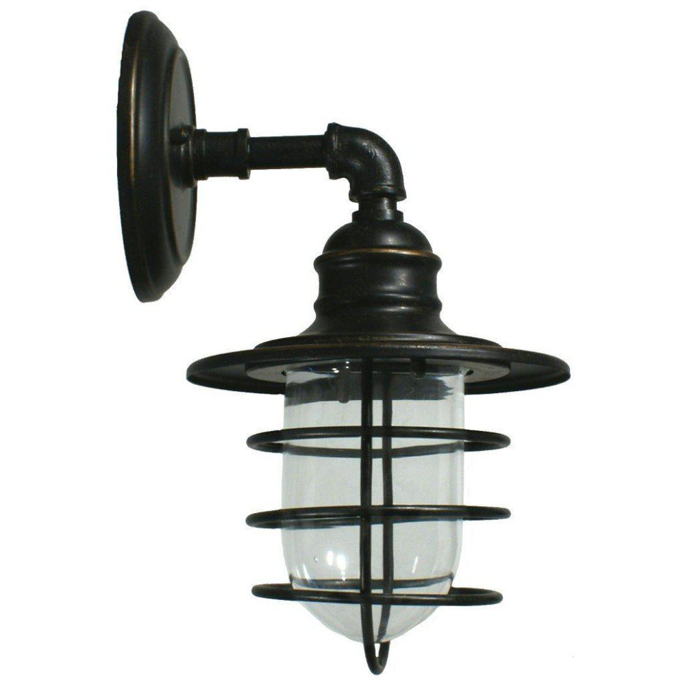 Buy Outdoor Wall Lanterns Australia Dockyard Outdoor Wall Light Antique Bronze IP55 - 1000149