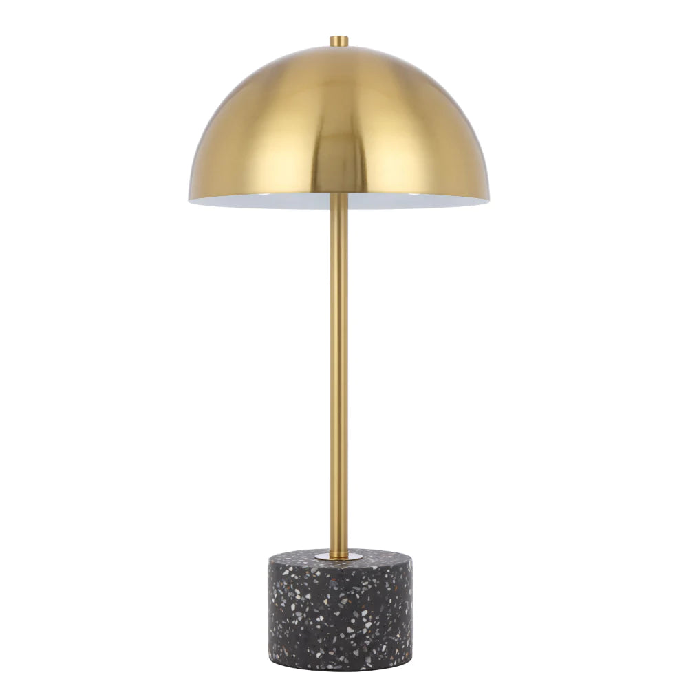 Buy Table Lamps Australia Domez Table Lamp Antique Gold Iron Black Terrazzo - DOMEZ TL-BKTRZAG