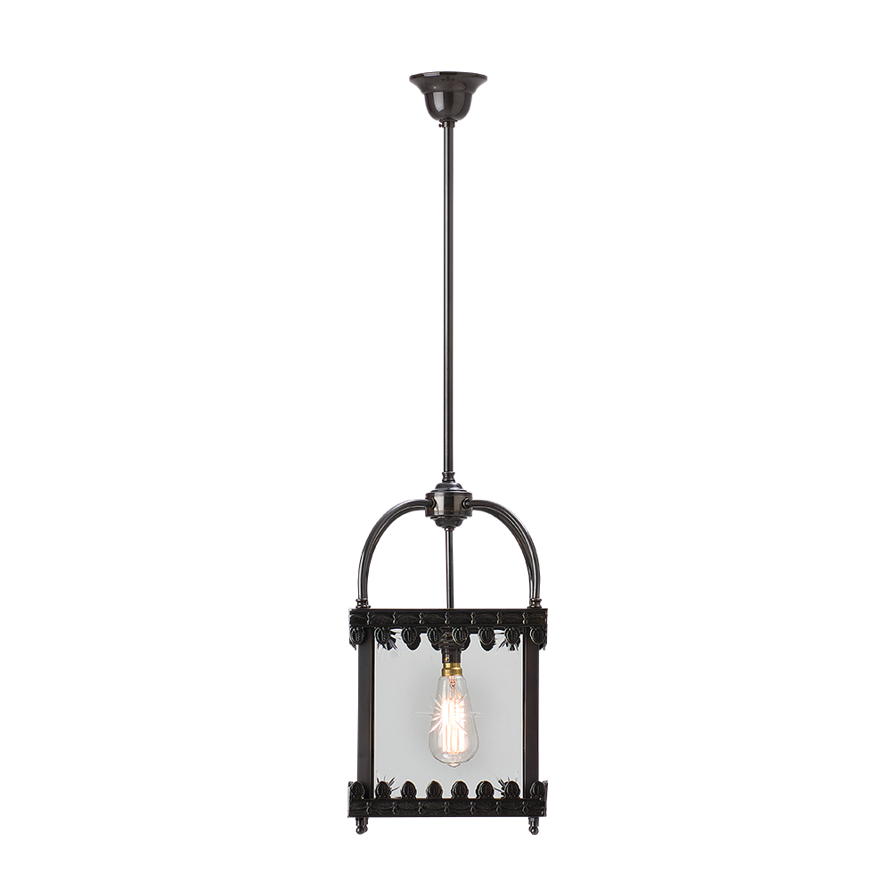 Charles Ceiling Lantern 3 Lights W210mm Bevelled Glass - HL3-GB